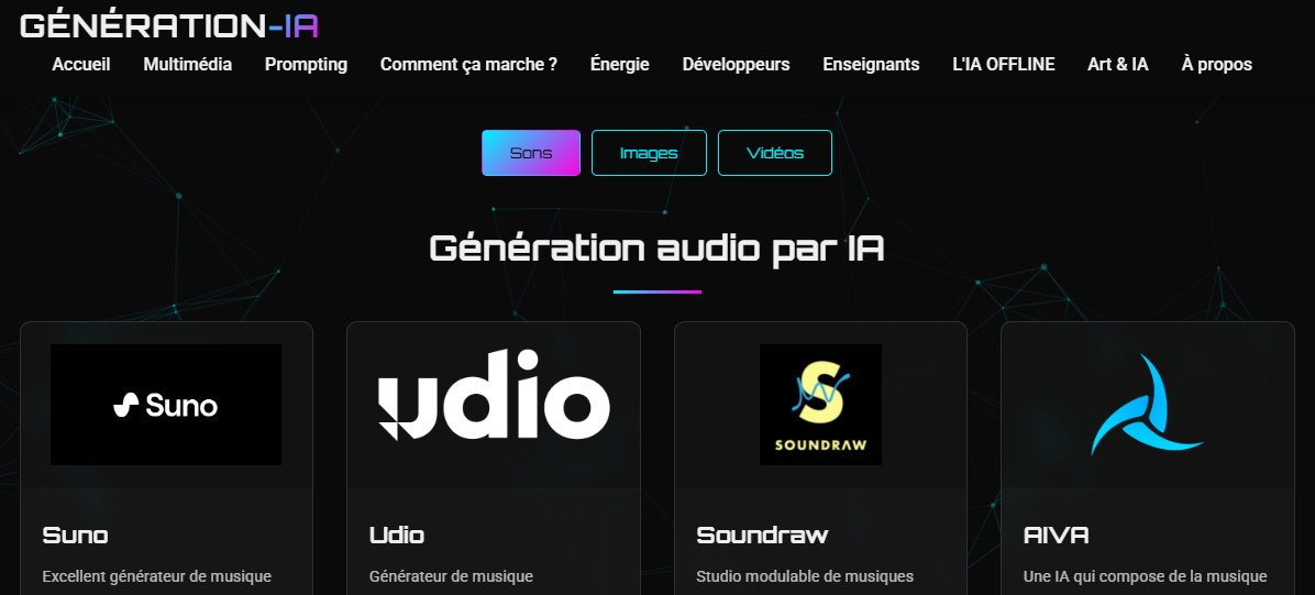 Exemple site réalisé